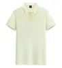 Playeras Polo de Algodón de Fibra Larga con Cuello Clásico y Mangas Cortas, Playeras de Trabajo Estampadas con Logo al por Mayor, Camisas Culturales Bordadas para Grupos Corporativos