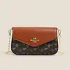 Bolsa de Sobre Nueva Estampada 2026, Bolso Pequeño de Hombro a la Moda para Mujer, Bolso Cruzado Vintage de Alta Gama
