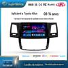 Adequado para Navegação de Carro Toyota Hilux 2008-2014 de 9 polegadas, Interconexão com Celular, Carplay Sem Fio, Tela Grande