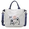 Bolsas de Lona Atacado Cuidadosamente Selecionadas para Meninas, Bolsas de Mão com Estilo Fresco e Artístico, Mochilas Escolares Fofas de Desenho Animado para Estudantes, Bolsas Transversais para Mulheres