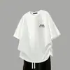 Conjunto Casual Masculino de Verão Novo Respirável Confortável Gola Redonda Versátil Simples Manga Curta Calça Reta Conjunto de Duas Peças