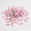 Pena de Cauda de Fênix Longa Colorida Gota d'Água Resina AB 7*15mm 40 Peças Adesivos para Sobrancelha DIY Materiais Artesanais para Roupas