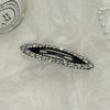 Grampo bb com Strass para Cabelo Quebrado Feminino Temperamento Artefato de Acabamento da Cabeça Prendedor de Cabelo Grampo para Franja Lateral Acessório de Cabeça