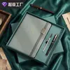Cuaderno Altamente Atractivo con Correa y Hebilla Metálica, Páginas Interiores Engrosadas Personalizadas, Cuaderno de Oficina para Negocios, Diario de Estudiante