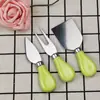 Espátula para Queso Juego de Cuchillos para Queso Mini Cuchillo para Mantequilla Espátula Doméstica Acero Inoxidable Cerámica Cuchillo para Queso Postre