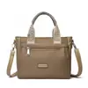 Bolso de Hombro de Tela Oxford para Mujer, Bolso de Mano Versátil Impermeable de Nylon, Bolso Cruzado Estilo Mamá, Bolso de Lona Elegante y Sencillo para el Trabajo