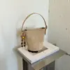 Estilo casual y minimalista, bolso de hombro tipo cubo para mujer, nueva moda 2026, bolso de hombro versátil, bolso cruzado y bolso tote para el trabajo