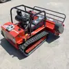 Processamento de Fábrica Fonte Personalizado Controle Remoto Esteira Cortador de Grama Diesel Híbrido Pequeno Multifuncional Máquina de Capinar