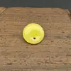 Colgante de Cera de Abeja de Segunda Generación Pequeños Accesorios DIY Hecho a Mano Resina Flor de Loto Gota Cadena de Cuentas de Calabaza Pulsera Hebilla Segura Colgante