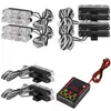 Luz para Rejilla de Coche Control Remoto Clip Multimodo Estrobo Rojo y Azul Parpadeante Uno a Cuatro Impuestos No Incluidos