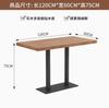 Mesas y Sillas de Restaurante Creativas Personalizadas, Tienda Sencilla de Té de Leche, Tienda de Postres, Combinación de Mesa y Silla Comercial para Catering, Sofá de Cabina para Casa de Té
