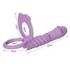 Perlas Anales de Silicona Usables, Anillo de Doble Agujero, Anillo de Bloqueo de Esperma, Juguete Sexual para Hombres y Mujeres