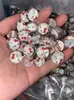 Nuevas Cuentas Redondas de Dibujos Animados Anime con Agujeros Rectos para Cadena de Teléfono, Llavero, Cadena de Bolso, Accesorios para Llavero