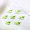 Decoraciones de arte para uñas de ballena marina translúcidas y soñadoras: diapositivas de narval con degradado de dibujos animados para uñas, pendientes y adornos de resina