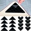 Pegatinas triangulares para alfombras con diseño de explosiones de Amazon, lavables y fijas, antideslizantes.