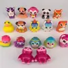 Llavero de goma suave de felpa de animal de dibujos animados creativo, colgante para bolso grande, accesorio para llaves, pequeño adorno, en stock