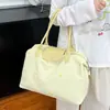 Bolsa de Viaje Transfronteriza Nueva de Gran Capacidad Moda Bordado Moño Bolsita de Mano Ligera Yoga Fitness Bolso Cruzado