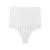 Tanga Deportivo de Algodón Sin Costuras Europeo y Americano para Mujer Cintura Alta Control de Abdomen Moldeador de Glúteos Tanga Sexy para Mujer Suministro de Comercio Exterior