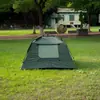 Tienda de Campaña Automática de Apertura Rápida para Exteriores con Recubrimiento Negro para Protección Solar y Impermeabilización Integral, Adecuada para Múltiples Personas, Equipo para Acampar, Senderismo y Montañismo