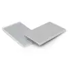 Disipador de calor de aluminio componentes del radiador de la placa de circuito bloque conductor de calor disipador de calor de perfil de aluminio 100*55 * 6MM