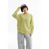 Marca de moda para exteriores Rumeng, diseño de bloques de color con costuras contrastantes, camiseta simple y casual de manga larga, unisex, corte holgado, adecuada para otoño, ir al trabajo y deportes