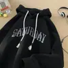 Moletom com Capuz Estampado Estilo Americano Shandong Jimo para Homens, Pesado e Rígido com Capuz, Jaqueta de Casal com Forro de Lã para Outono e Inverno