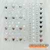 Cara Cara Autoadhesivo Maquillaje Pegatina Ceja Diamante Pegatina Bola de Diamante Niños Mariposa Tul Hilo de Seda Escenario Actuación