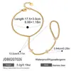 Conjunto de Joias Wanshing Europeu e Americano Aço Inoxidável Banhado a Ouro 18k Zircônia Pulseira de Dedo Conectada Anel Combinação Mulheres Atacado Transfronteiriço