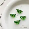Cuentas de Cristal Checo Pintadas en Oro Doméstico Retro Caracol Pájaro Flor de Durazno Material Hecho a Mano Pulsera Cadena de Teléfono Móvil Accesorios de Joyería
