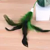 Juguetes para Gatos al por Mayor, Bolas con Cascabel Sonoro, Bolas Huecas de Dos Colores, Juguetes Interactivos de Autoentretenimiento para Mascotas, Bolas de Cascabel con Plumas de Doble Cabeza