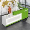 Caja registradora mostrador de bar de empresa esquina pintura mostrador frontal recepción peluquería salón de belleza banda de luz mostrador simple