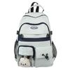 Mochila escolar japonesa para viagem, masculina, 2025, estudante universitário, grande capacidade, estilo ins, mochila de campus
