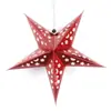 Decoración Navideña de Papel Láser Estrellas de Cinco Puntas Festival Centro Comercial Bar Guardería Techo del Hogar Linterna Tridimensional Decoración Colgante