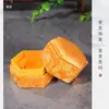 Caixa de Embalagem, Caixa Brocada Hexagonal, Caixa de Remédios Bezoar, Caixa de Presente, Caixa Vazia Secreta, Caixa de Remédios