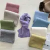 Bufanda de punto suave estilo coreano para mujer, otoño e invierno, simple y versátil, calentador de cuello, adecuada para estudiantes y parejas, chal de color liso, moderno