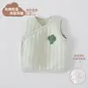 Chaleco para Bebé para Otoño e Invierno, Algodón Puro, Cálido, Ropa Unisex para Bebé, Chaleco de Doble Capa Protector del Vientre, Chaqueta sin Mangas para Exteriores