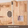 Acessórios para Estrutura de Escalada de Gato em Painel Perfurado para Apartamentos Pequenos, Escada de Escalada para Gatos Economizadora de Espaço, Casa de Gato Montada na Parede, Prateleira Integrada para Gatos, Plataforma de Salto para Gatos