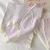 Ropa Interior Femenina Suave Cera Simple Dulce Eliminación de Ácaros Entrepierna Femenina Transpirable Cómoda Fina Suave Calzones Femeninos