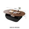 Estilo Medieval Diseñador Nogal Retro Chino Mesa de Café Té Sala de Estar Hogar Apartamento Pequeño Lujo Ligero Gama Alta Estilo Francés