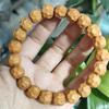 Cuerda de Mano de Monos Longyan Natural Tallado Placa de Juego de Cuentas con Retroiluminación de Espalda de Tiburón Pulsera de Cuentas para Hombres Suministro Directo de Fábrica