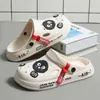 Pantuflas para hombre zapatos con agujeros estilo nuevo 2023 duraderos antideslizantes suela gruesa uso casual coreanos playa suela suave punta cerrada