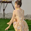 Traje de Banho Feminino 2026 Novo Estilo Saia Dividida Conservador Emagrecedor Esconde Imperfeições Meninas Estudantes Verão Natação Fontes Termais Roupa de Banho