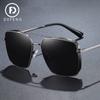 Defeng 11005 gafas de sol polarizadas gafas de sol para hombre 2020 nuevo doble elegante chapado calidad acero inoxidable doble puente