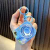 Llavero Creativo Máquina de Dar la Vuelta al Huevo Juguete de Tortilla para Aliviar el Estrés Colgante para Llavero Accesorios de Bolso Pequeños Regalos para Parejas Venta al por Mayor