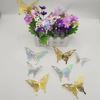 Papel Tapiz de Mariposa Hueca Nuevo Tridimensional Transfronterizo Decoración Autoadhesiva para Fiestas Infantiles, Decoración de Año Nuevo, Pegatinas de Pared para Sala de Estar Venta al por Mayor