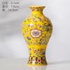 Mini Adornos de Jarrón de Porcelana Azul y Blanca Cerámica Hidropónica Retro Arreglo Floral Hogar Antiguo Decorativo Jarrón de Flores de Calabaza