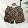Shorts Masculino Camuflado Tendência Versátil Luxo Leve Estampa de Leopardo Masculino Retro Moda Verão Calças Casuais Bonitas 2026