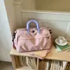 Bolsa de Viagem Feminina Grande Capacidade Passeio Curto Viagem Leve Bolsa de Mão Bagagem Esportes Fitness Natação Mochila Leve