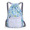 Bolsa com cordão em estoque para homens e mulheres, mochila esportiva, bolsa de basquete, mochila de cordão de viagem leve de grande capacidade, bolsa esportiva