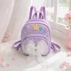 Nueva mochila de lentejuelas para niños y niñas, linda bolsa escolar de jardín de infantes con lazo, ligera y versátil, reduce la carga bolsa para niños
